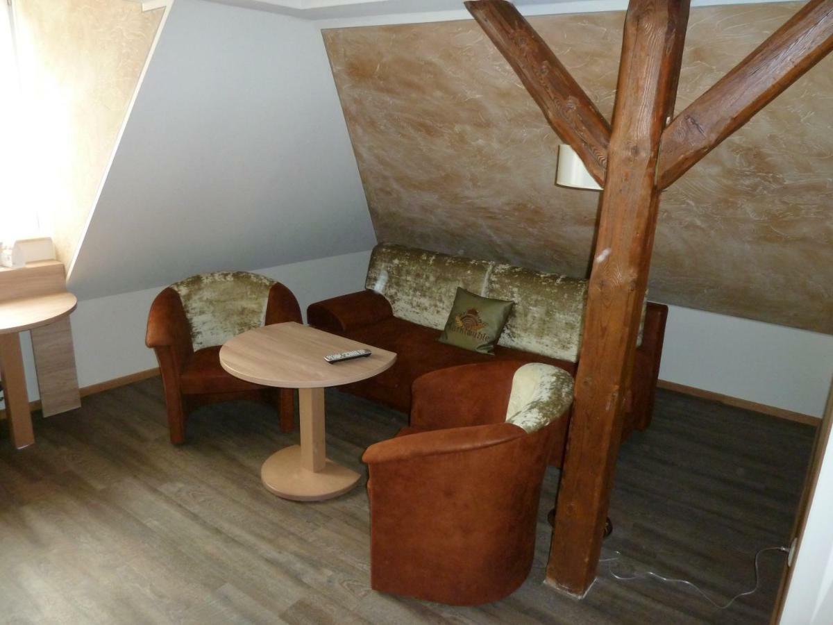 Brauereigasthof Marktmuhle Oberdorla Buitenkant foto