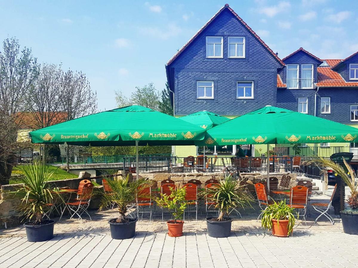 Brauereigasthof Marktmuhle Oberdorla Buitenkant foto